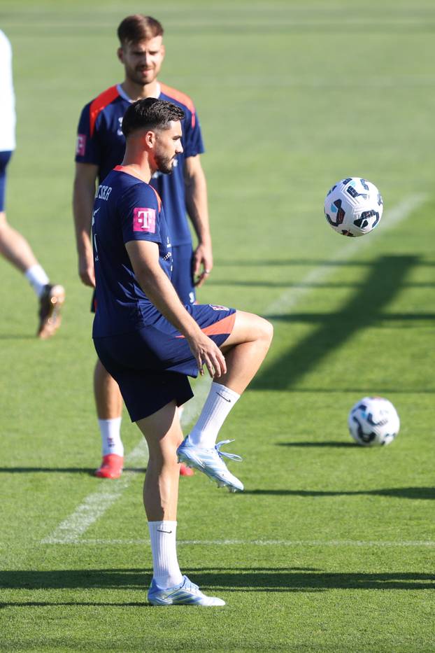 Rijeka: Nogometaši Hrvatske odradili trening na Rujevici