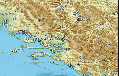 Snažni potres u Hercegovini: 'Osjetilo se jako i u Dalmaciji'