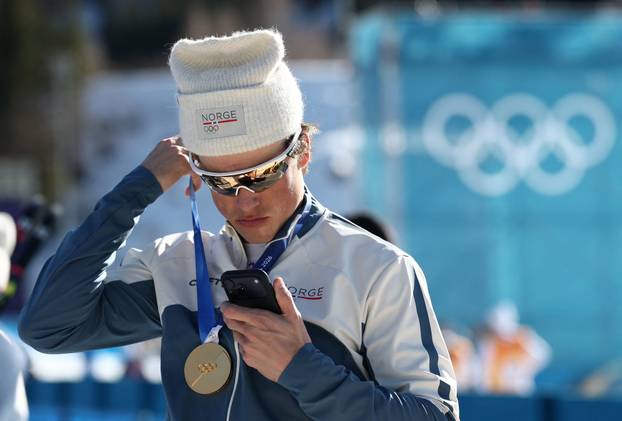 Cross-Country Skiing - Men's 10km Interval Start Free Victory Ceremony