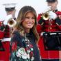 U.S. first lady Melania Trump receives 2019 White House Christmas Tree in Washington