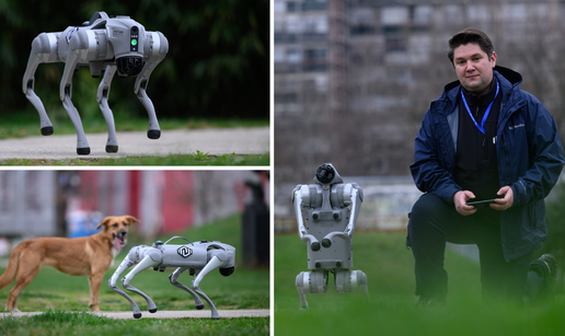 VIDEO Robopsa izveli u šetnju u Velikoj Gorici: 'Ima našu pamet,  mogao bi pomoći u spašavanju'