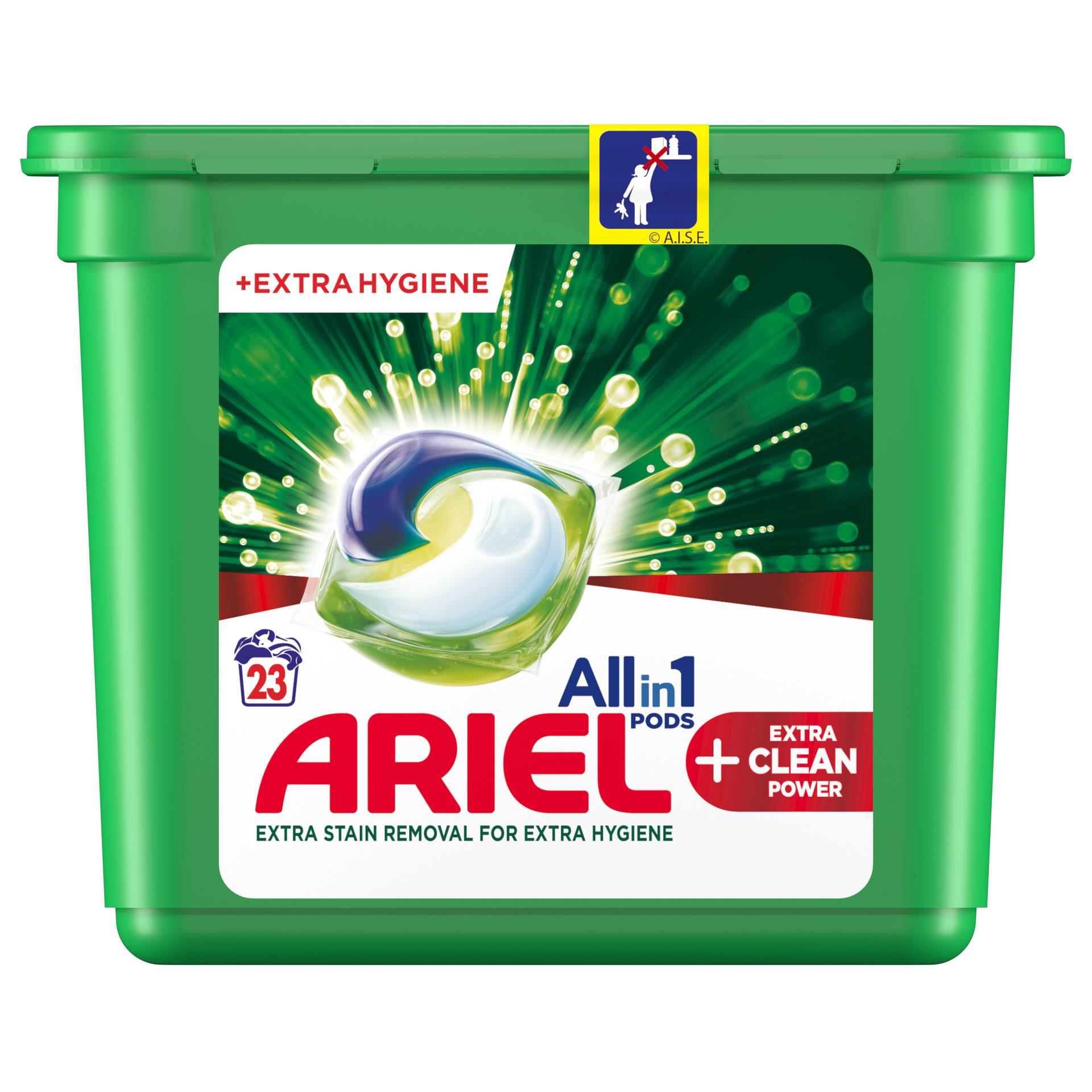 Novi Ariel Aqua Powder Oxy Extra Hygiene potvrđuje zvjezdani status svaki dan