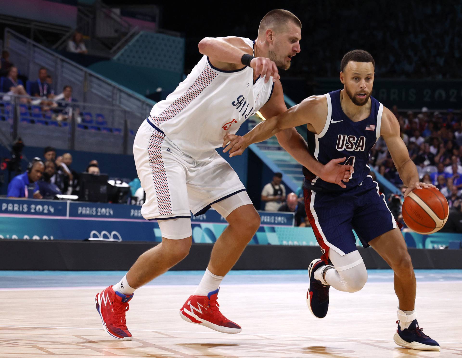 Basketball - Men's Group Phase - Group C - Serbia vs United States of America