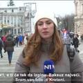 VIDEO Vučićev pristaša vikao novinarki N1: 'Jedva čekam da vas pobiju. Mater vam ustašku'
