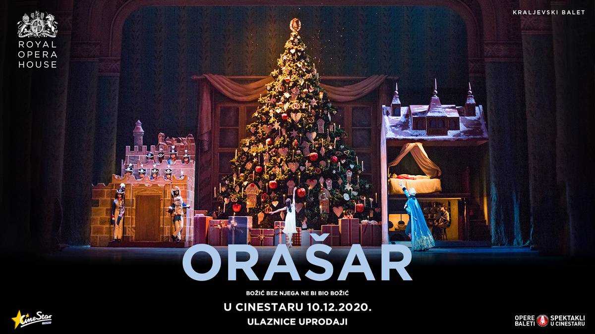 U CineStar 10.12. stiže kraljevski balet – Orašar - Božić bez njega ne bi bio Božić