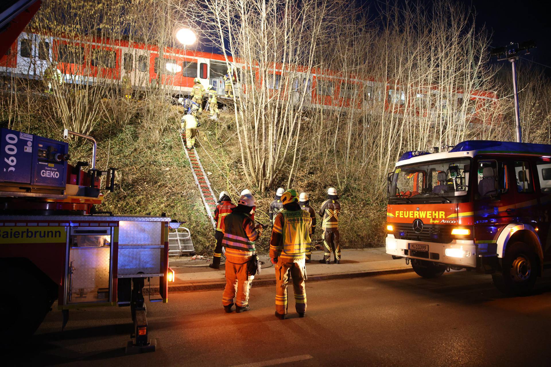 Collision of Munich suburban trains