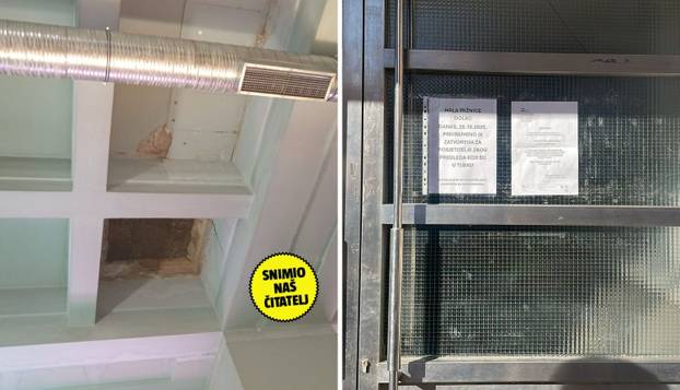 Dio Dolca i dalje zatvoren zbog odloma dijela stropa: 'Statičar nije htio potpisati da je sigurno'