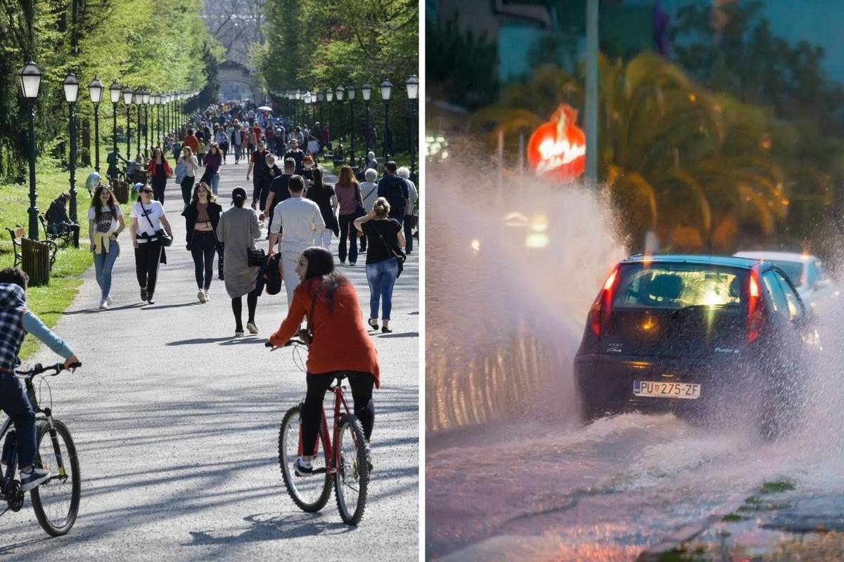 Nakon sunčane nedjelje, sutra opet hladnije s kišom posvuda