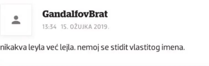 Komentar uvrijedio Hajrovićku: Ja se ne sramim svog imena!