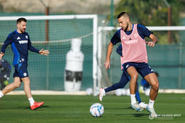 FOTO Hajdukovce u Španjolskoj dočekali idealni uvjeti. Gattuso s kapom 'dirigirao' igračima