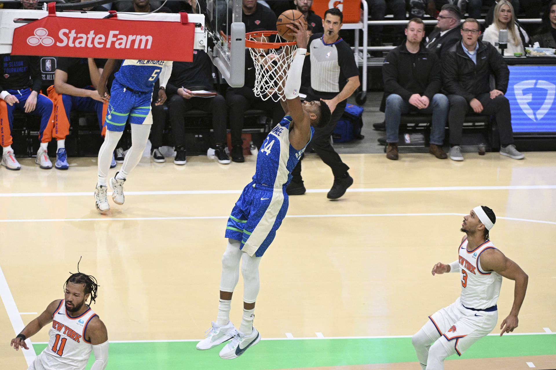 NBA: In Season-Quarterfinals-New York Knicks at Milwaukee Bucks