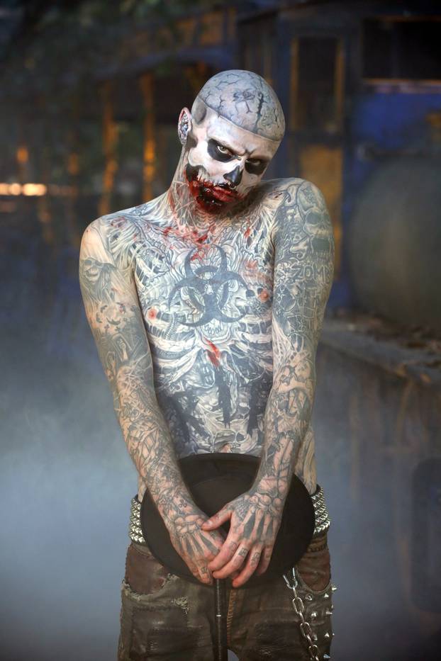 Rick Genest AKA Zombie Boy.