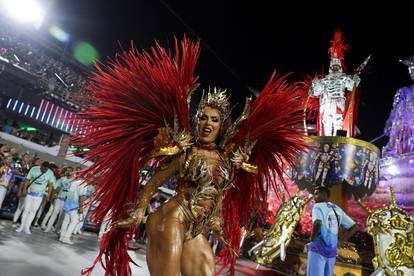 Carnival magic descends on Rio as the second night of elite samba schools lights up the Sambadrome, in Rio de Janeiro