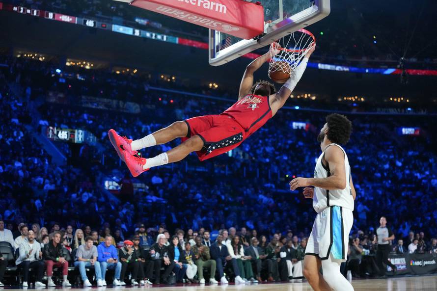 VIDEO Jokić ostao kratak u LA-u, suigrač promašio produžetak