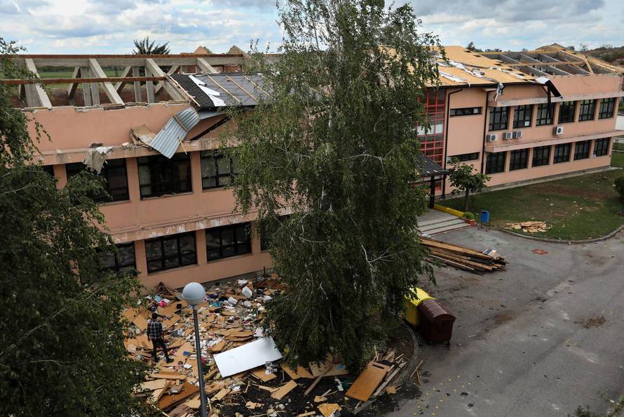 Reportaža o šteti nakon nevremena u Vukovarskoj županiji 