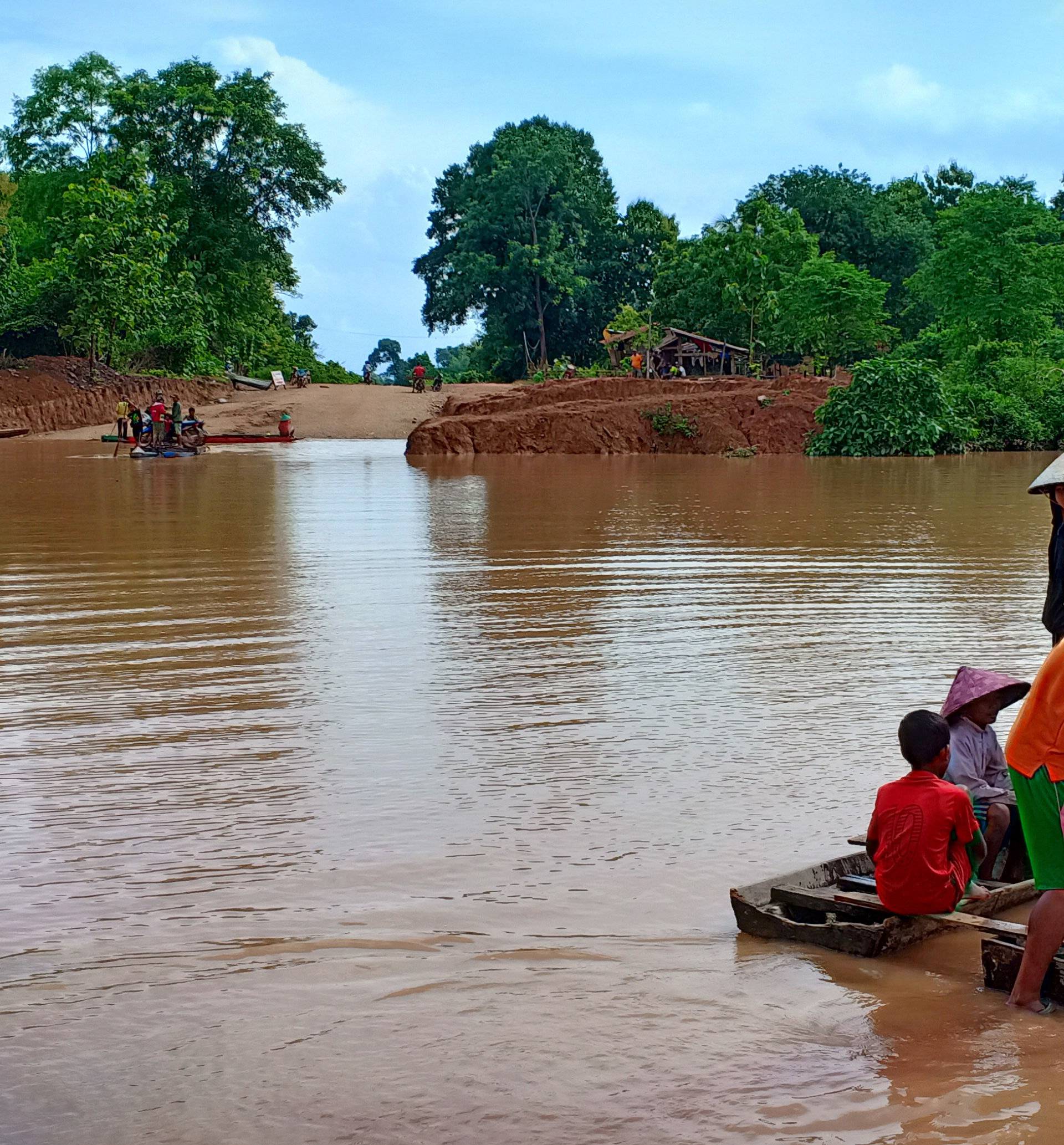 Villagers are evacuated after the Xepian-Xe Nam Noy hydropower dam collapsed in Attapeu province