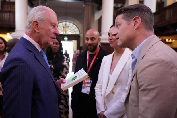 Britain's King Charles visits SXSW London