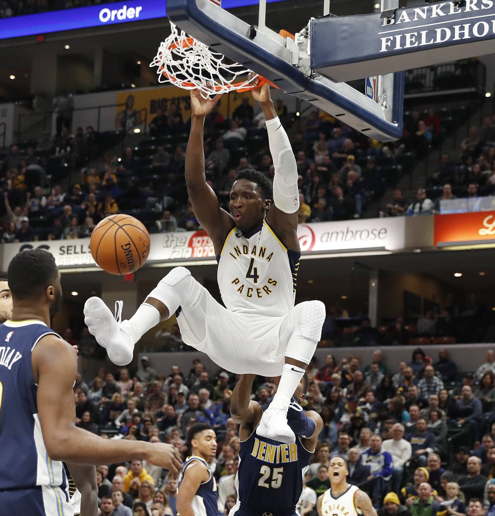 NBA: Denver Nuggets at Indiana Pacers