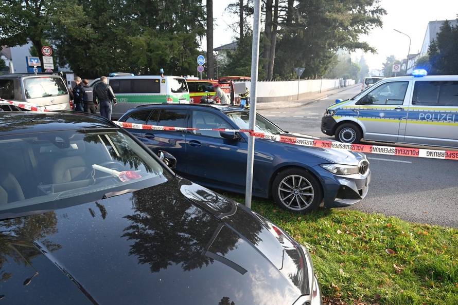 Fire in Munich - large-scale deployment of police and fire department