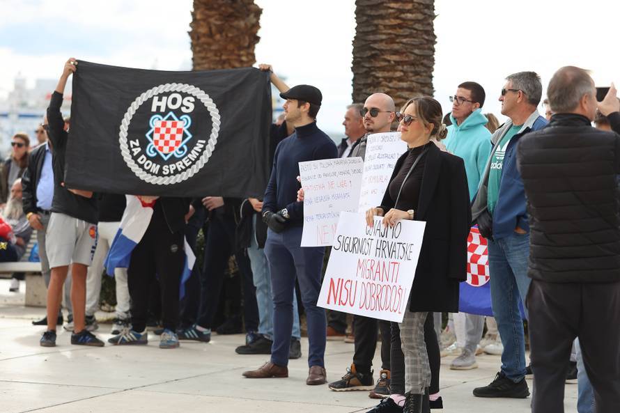 Split: Prosvjed protiv stranih radnika