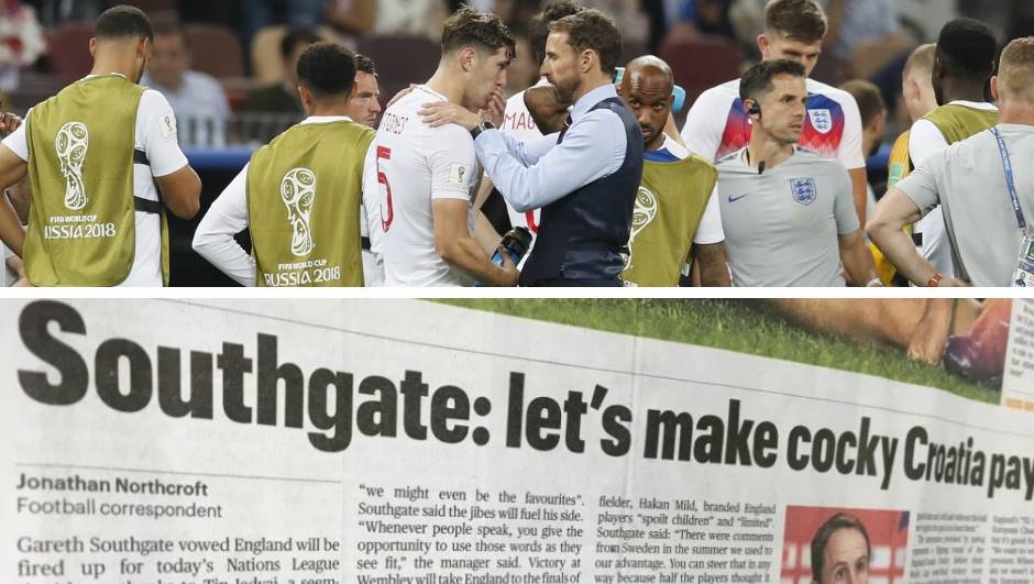 Guardian: Southgate nabrijava igrače izjavama bahatih Hrvata
