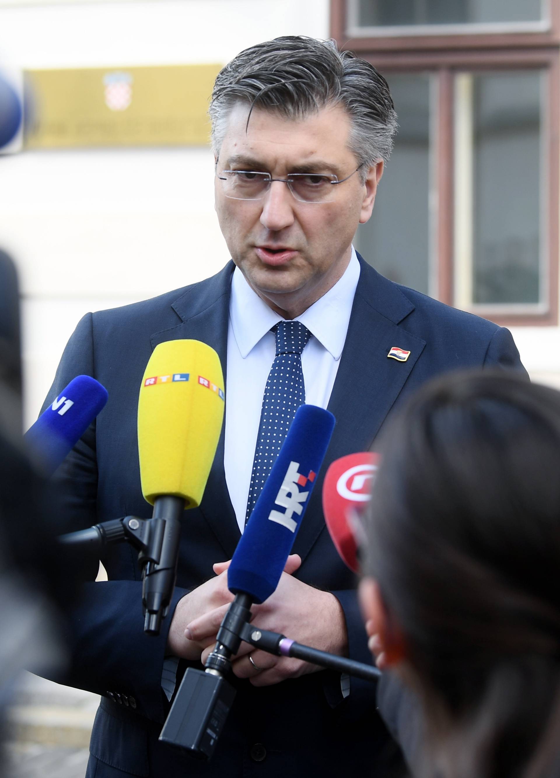 Nakon sastanka sa saborskim zastupnicima premijer Plenkovic dao izjavu za medije