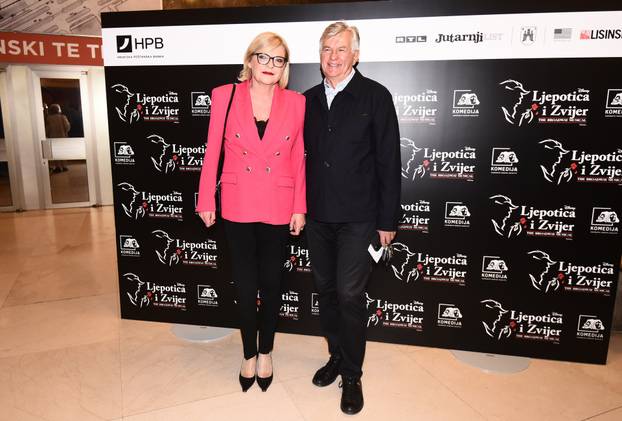Zagreb: Poznati na premijeri mjuzikla "Ljepotica i zvijer"