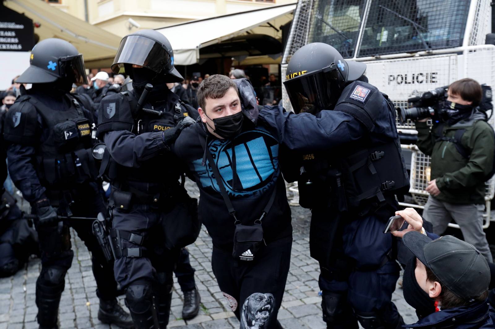 Demonstration against the Czech government's COVID-19 restrictions in Prague