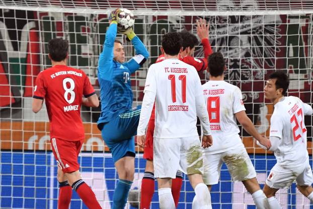 Soccer 1. Bundesliga / FC Augsburg-FC Bayern Munich 2-3.