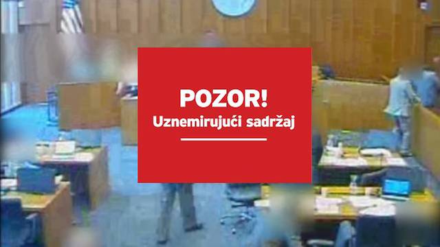 Šok u sudnici: Napao svjedoka s kemijskom pa ga ubio čuvar