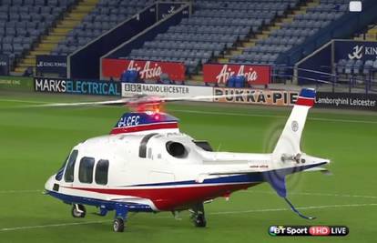 Vlasnik Leicestera prije ogleda sletio na teren u helikopteru...