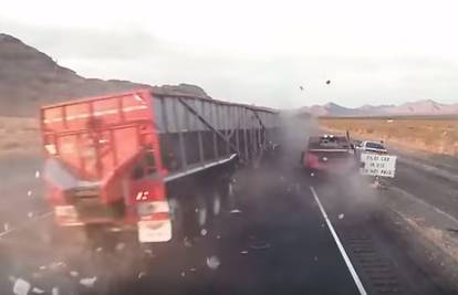 Uznemirujuće: Vozač kamiona zaspao i zabio se u automobile