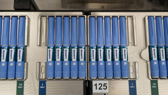 FILE PHOTO: Pens for the diabetes drug Ozempic sit on a production line in Denmark