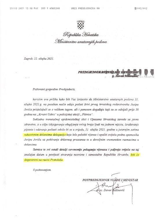 Milanović tvrdi: Plenković laže o polaganju vijenca i protokolu