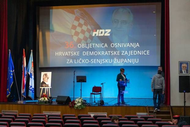 Gospić: Andrej Plenković na obilježavanju 36. obljetnice osnivanja HDZ-a u Ličko-senjskoj županiji