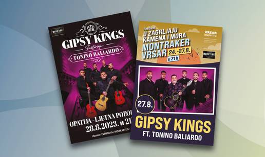 Osvoji ulaznice za Gipsy Kings ft. Tonino Baliardo u Vrsaru i Opatiji