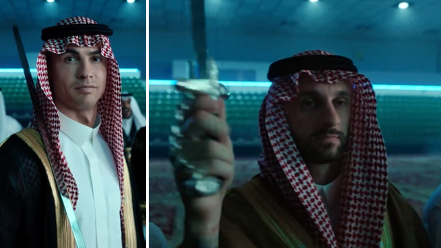 VIDEO Marcelo Brozović nosi arapsku nošnju i pleše s mačem