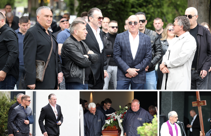 FOTO Prijatelji i obitelj oprostili se od ubijenog Sablje. Ispratili su ga Jelavići, Zoran Pripuz...