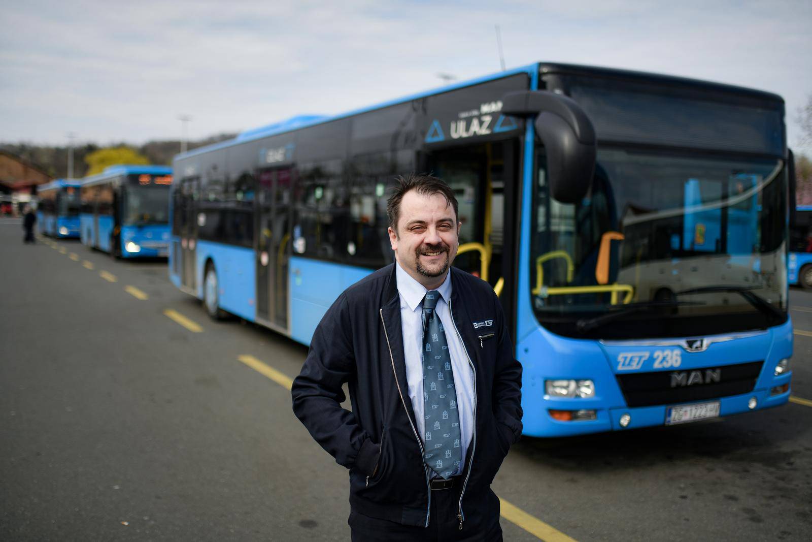 Zagreb: Mihailo Mateljan vozač ZET-ovog autobusa 