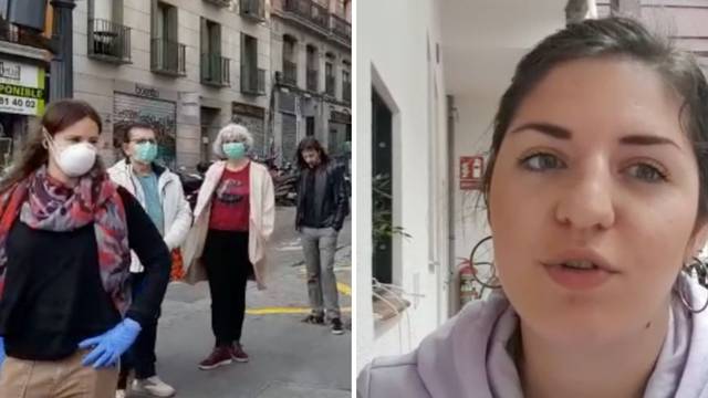 Marta (23) o stanju u Madridu: 'Više ne smijemo ni u parkove'