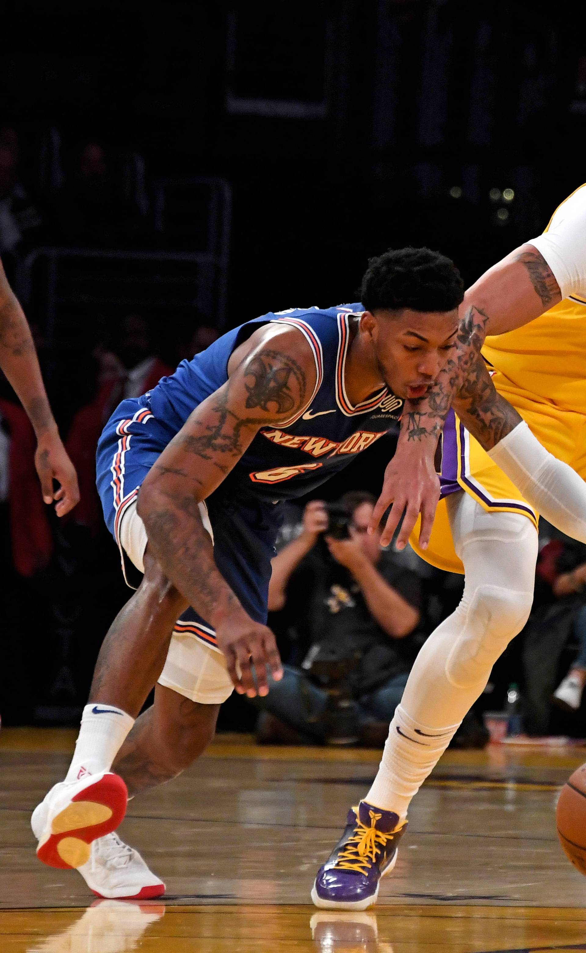 NBA: New York Knicks at Los Angeles Lakers