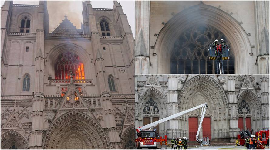 U katedrali buknula tri požara: Vlasti misle da je bio podmetnut