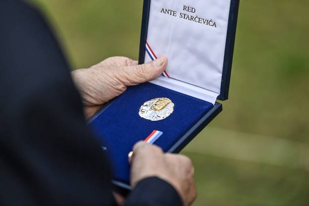 Zagreb: Svečani prijem povodom Dana policije u Predsjedničkim dvorima