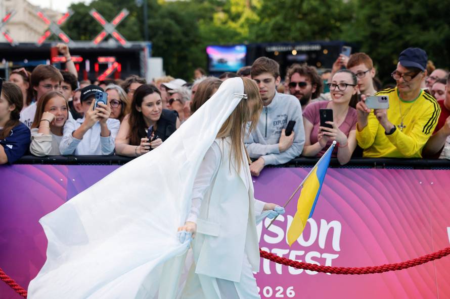 Eurovision Song Contest's 'Turquoise Carpet' event in Vienna