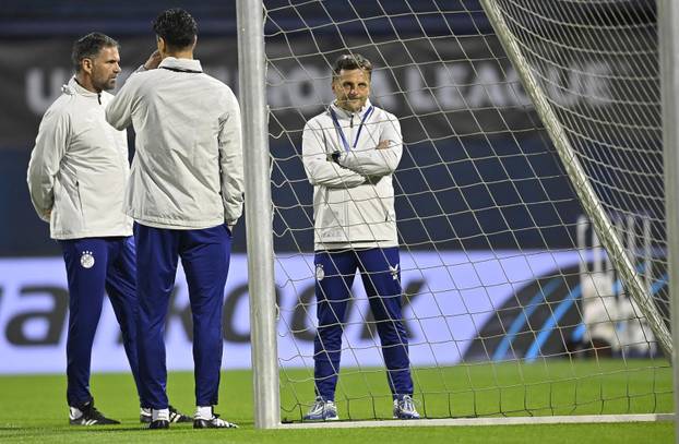 Zagreb: Trening GNK Dinamo uoči utakmice protiv Fenerbahce F.K.