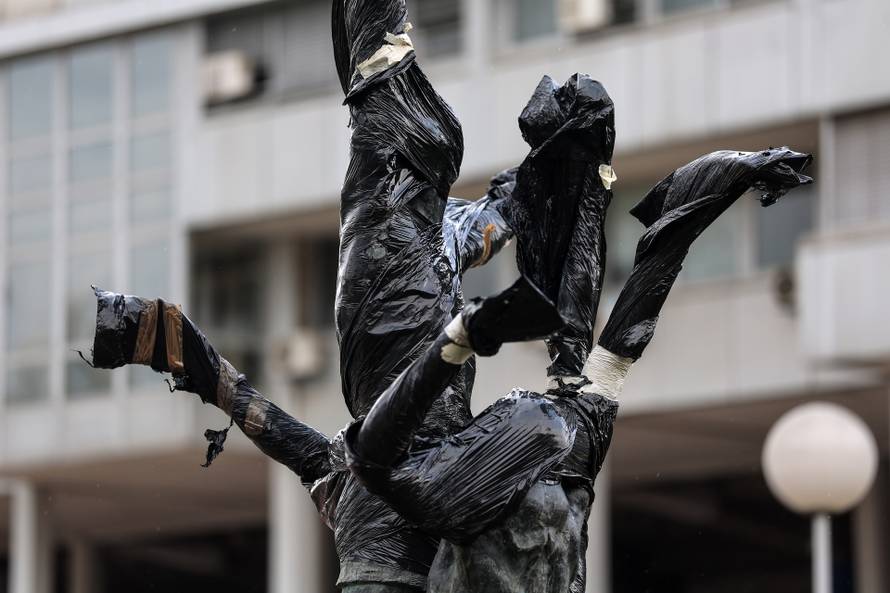 Zagreb: Dom sportova koji se obnavlja oštećen u snažnom nevremenu