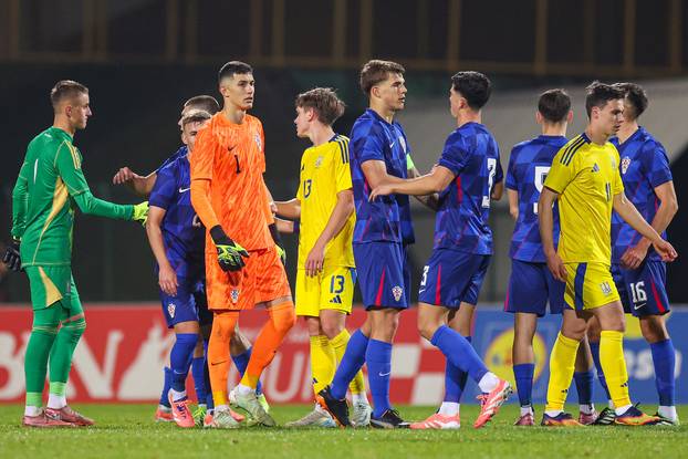 Velika Gorica: Kvalifikacijska utakmica za odlazak na U-21 Europsko prvenstvo, Hrvatska - Ukrajina