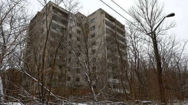 The abandoned town of Prypiat near Chornobyl Nuclear Power Plant