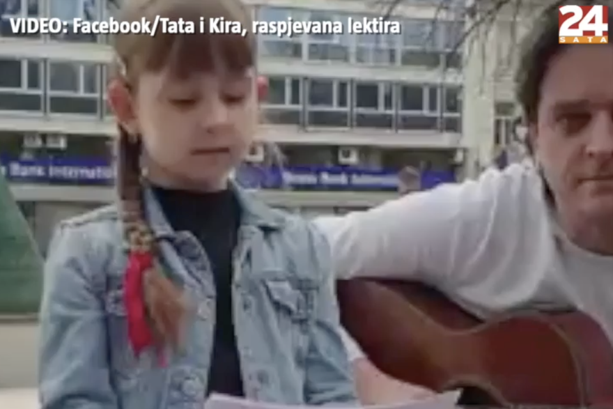 Djevojčica Kira pjeva Balaševića