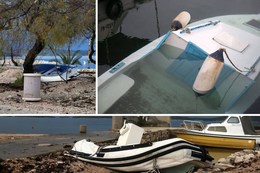 Posljedice razornog juga na Jadranu: Brodice u Šibeniku potopljene, marine u Dubrovniku pune smeća...